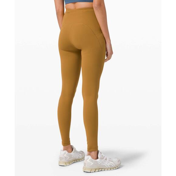 Lululemon Swift Speed High-Rise 28" Leggings 4 Spiced Bronze Athleisure Workout - Picture 2 of 7